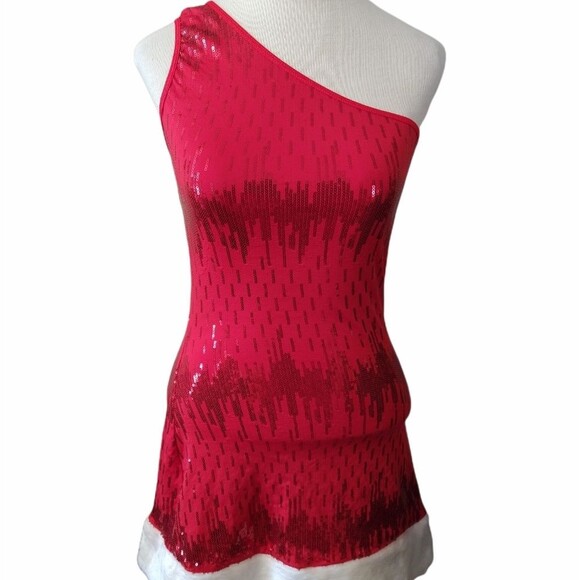 Leg Avenue Ms Sexy in Sequins Holiday Christmas Costume Mrs Claus Holiday - Picture 4 of 12